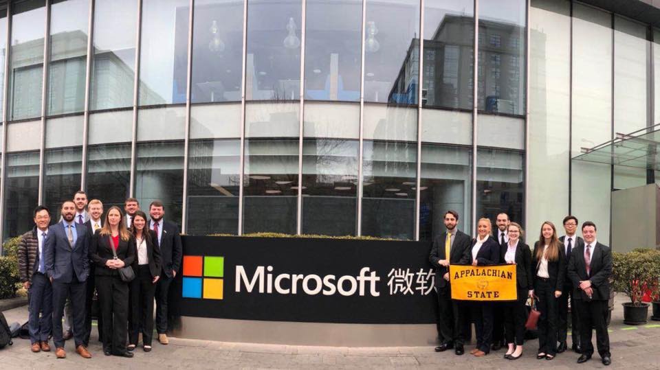 Appalachian Students Visit Microsoft in China
