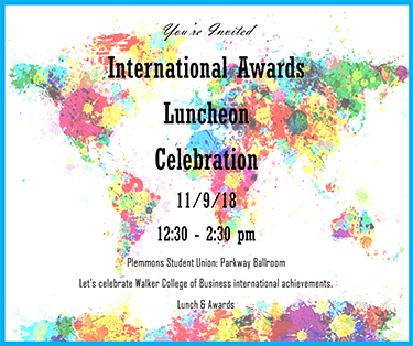 International Awards Banquet 2018