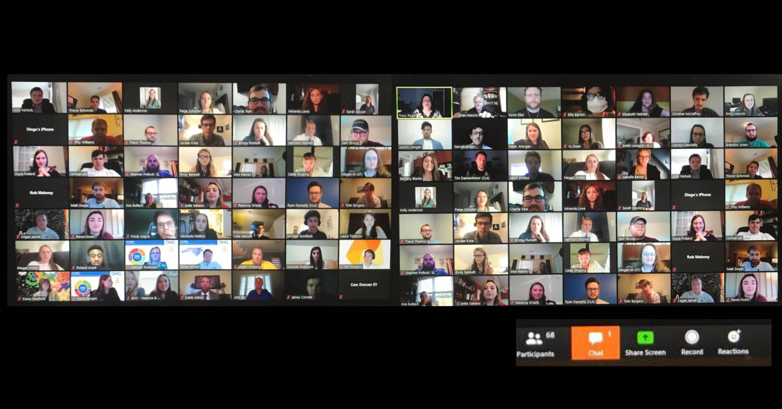 Accounting students log on for firm meet and greet during stayathome