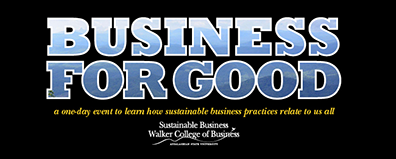 Business for Good - A one day event to learn sustainable business preactices relate to us all