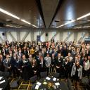 Walker College of Business scholarship recipients and donors during the 2018 reception at Appalachian State University