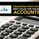 Appalachian’s undergraduate accounting program — “Best for the Money” in 2019