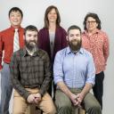 Appalachian’s 2018 Innovation Scholars: back row, left to right: Nicholas Shaw, Tammy Kowalczyk and Beth Davison; front row, left to right: Richard Christiana and Kevin Gamble. Photo by Marie Freeman