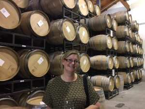 Appalachian State University Marketing Professor Pia Albinsson while in Sonoma, CA, while attending the International Conference of the Academy of Wine Business Research