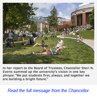 Message from the Chancellor