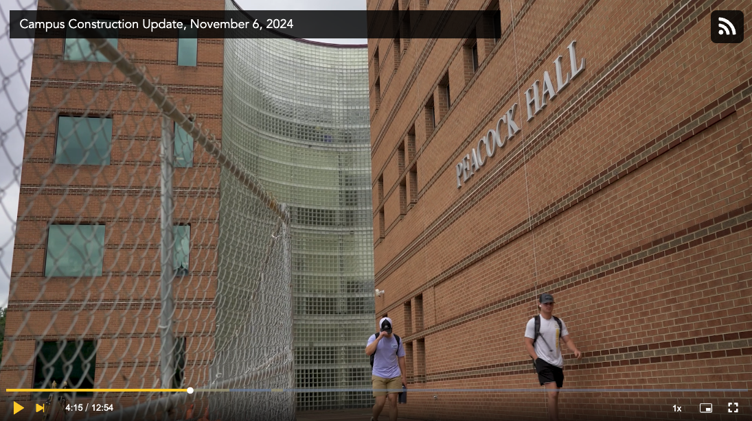 Campus Construction Update: Peacock Hall