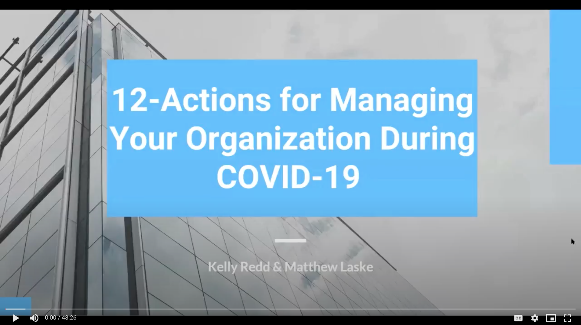 12 Actions for Managing Your Organization During COVID-19