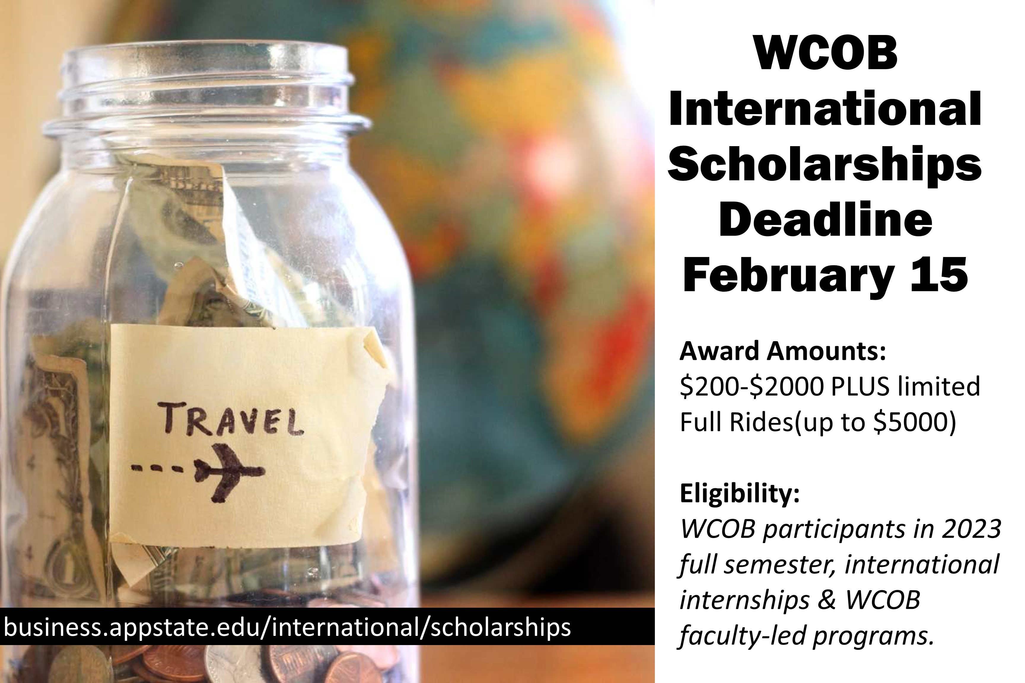 Feb 15 Scholarship Deadline