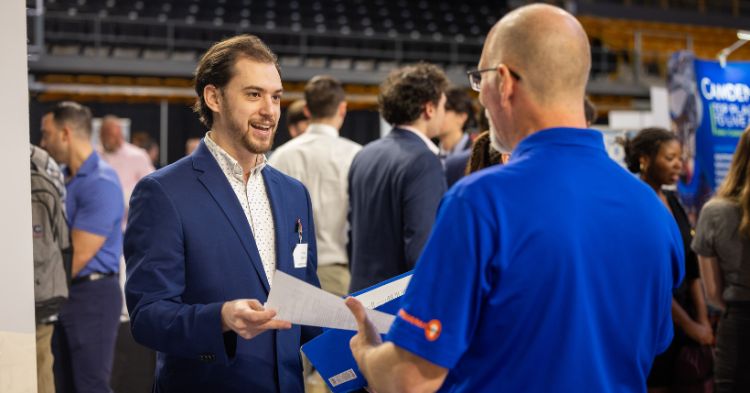 Students and employers at Spring Connect