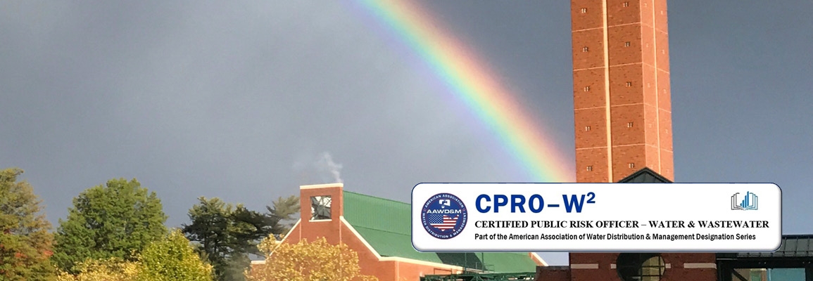 CPRO-W2 Logo on Storms and Rainbow Campus Image