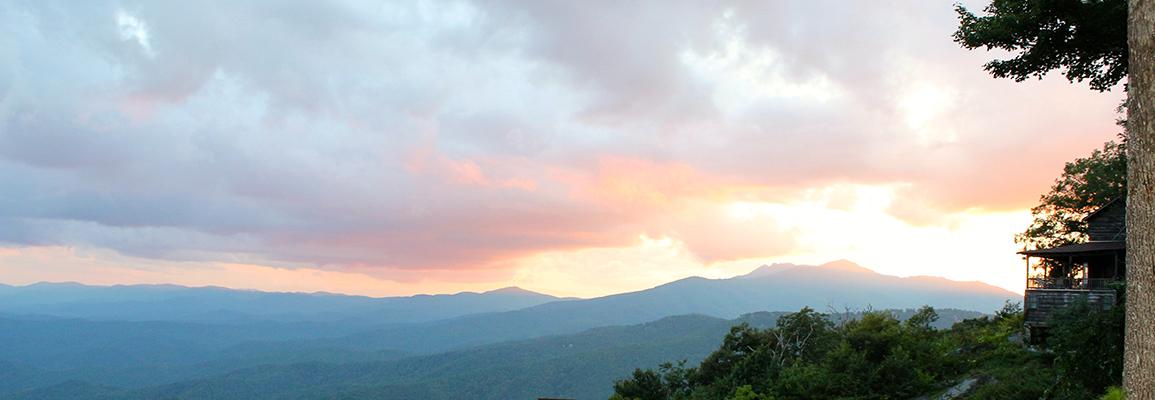 Blue Ridge Mountains from Blowing Rock, NC