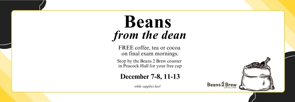 Fall 2023 Beans from the Dean Poster