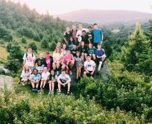 2017 MGSI participants on the Blue Ridge Parkway near the campus of Appalachian State University. Photo Credit: Josie Benfield