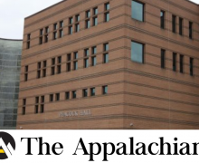 The outside of Peacock Hall is under construction on March 7. Construction is expected to be completed by Fall 2026.