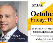Jose Minaya, CEO of Nuveen, a TIAA Company to speak as 62nd Boyles Lecturer