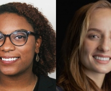 App State Senior Justice Mapp, left, and Sophomore Kenley Cannon have earned top two spots in national 'cold calling' competition