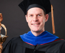 Photo by Chase Reynolds Dr. Justin Cox to serve as Macebearer for December 12 Commencement