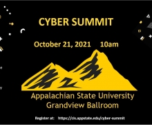 Registration is now open for inaugural cyber summit on App State's campus