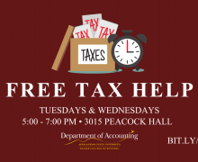 Free tax help for App State students begins February 7 