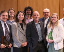 From left are Jose Rivera Carrion, Alyssa Smith, Meredith Pipes, Asher Fazal, Jim Westerman, Martin Meznar, Jacqueline Tilton, and Ash Morgan