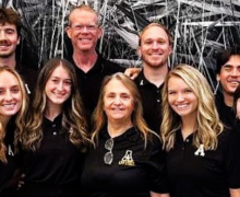 Front row: Kenley Cannon, Kennedy Burton, Bonnie Guy, Christine Parker, Stacey Watson Back Row: Will Sutherland, Barrett Garner, Cody Zimmerman and 