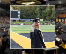 Photo submitted Sarah Lingle at Kidd Brewer Stadium on Appalachian State University's campu