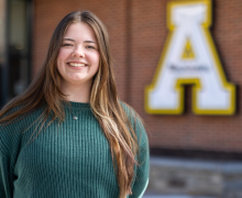 App State Master of Business Administration student Karlee Cook has analyzed data from 1.6 million births spanning 15 years, with preliminary findings linking lower birth weight and preterm birth to chemical accident sites in North Carolina. 