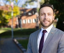 U.S. Army veteran and App State Student Veterans Association President Jacob “Jack” Sullivan, a sophomore from Charlotte majoring in finance and banking. Photo by Chase Reynolds