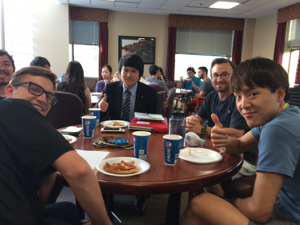  Students from Chile, Italy, Mexico, Japan and Spain joined members of Appalachian State University's International Business Student Association (IBSA) September 27 for an International Student Welcome Dinner.