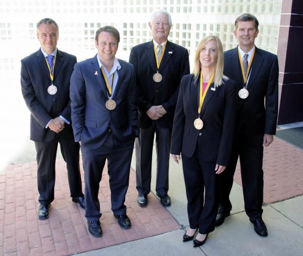 Four Appalachian State University faculty members and one staff member in the Walker College of Business have received the college’s 2016 Sywassink Award for Excellence