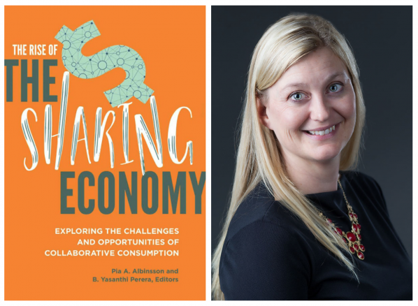 Pia A. Albinsson, associate professor of marketing at Appalachian, is co-author of “The Rise of the Sharing Economy: Exploring the Challenges and Opportunities of Collaborative Consumption.