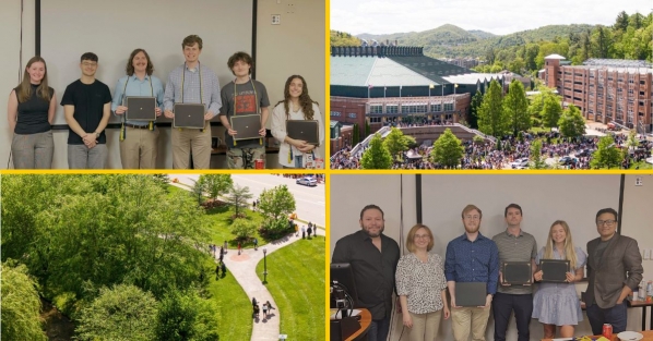 Three economics students earn Brashear Research Prize, four inducted into economics honors society