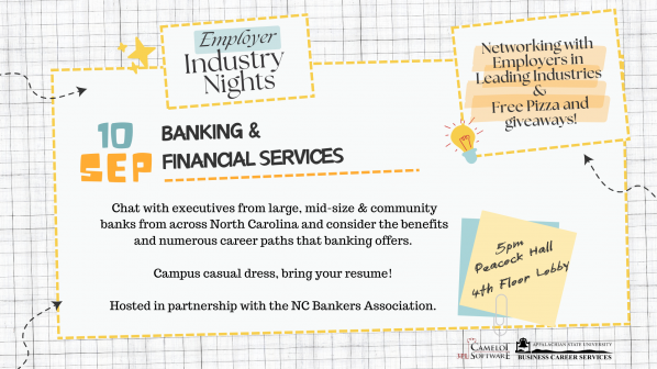 Meet the banks: the first of 3-part industry night will bring 13 partners to Peacock Hall on September 10