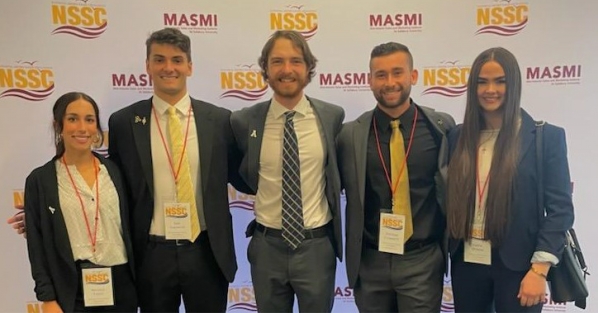 Marketing students earn second spot in national sales competition