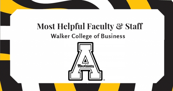 Business faculty and staff members among most helpful at App State
