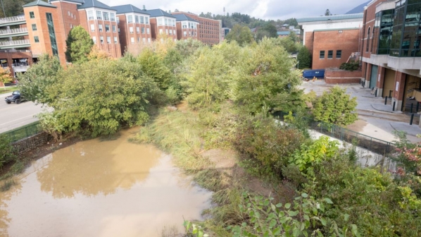 App State campus flooded following Hurricane Helene