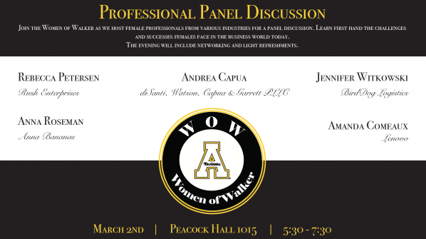 Walker College to host panel discussion in recognition of Women's History Month