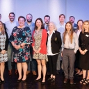 (L to R) Front Row: Charlene Grasinger, Danielle Wade, Geralyn Mitchell, Caroline Gandy, Jeannine Underdown Collins, Rowen Todd, Dr. Holli Sink, Tierra Stark; Back Row: Caleb McGuire, Joseph Miller, Zak Ammar, Shae Jones, Matt Dull, Ryan Costin, Andy Hill, Julie Wiggins, Brian Bettis