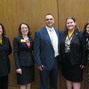 Business students earn Plemmons Medallion, DiBernardi and Brooks Leadership Awards