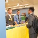 Career-fair-type corporate information tables were part of the fourth annual Walker Business Connections.