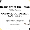 A special 'beans from the dean' October 21
