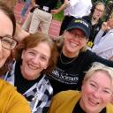 Dean Heather Norris with colleagues at Walker College Game Day / Appalachian Homecoming 2017