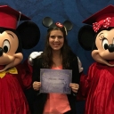Sam Hedrick, a junior hospitality and tourism management major from Randleman, is pictured at Walt Disney World in Orlando, Florida, during her Disney College Program experience in 2018.