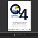 Q4 2025 Economic Indicators Report cover from Boone Chamber of Commerce with large Q4 and Boone Chamber logo within Q.