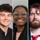 From left are Connor Perdue, Enzo Ramos, Rachel Hamlin, Nicholas Lievano, and Avery Clark