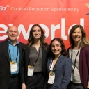 Appalachian students and faculty at GreenBiz(L-R): Jim Westerman,Grace Houle, Charlie Bourne, Tammy Kowalczyk