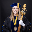 Alumna, finance professor to serve as Macebearer for May 11 Commencement Ceremony
