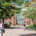 App State’s Walker College of Business and its Master of Business Administration program have received 2022–23 and 2023–24 accolades from The Princeton Review, U.S. News & World Report, CEO Magazine and Fortune magazine, all of which recognized the program’s high quality and return on investment for graduates. The college’s home, Peacock Hall, is pictured in the background. 