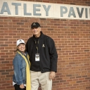 The Hatley Pavilion at Appalachian State University’s Kidd Brewer Stadium north end zone facility has been established in honor of alumnus Robert “Bob” Hatley ’72, right, and his wife, Carol Jane Hatley. 