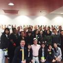 Appalachian and Fudan Holland Fellows students at Krispy Kreme headquarters